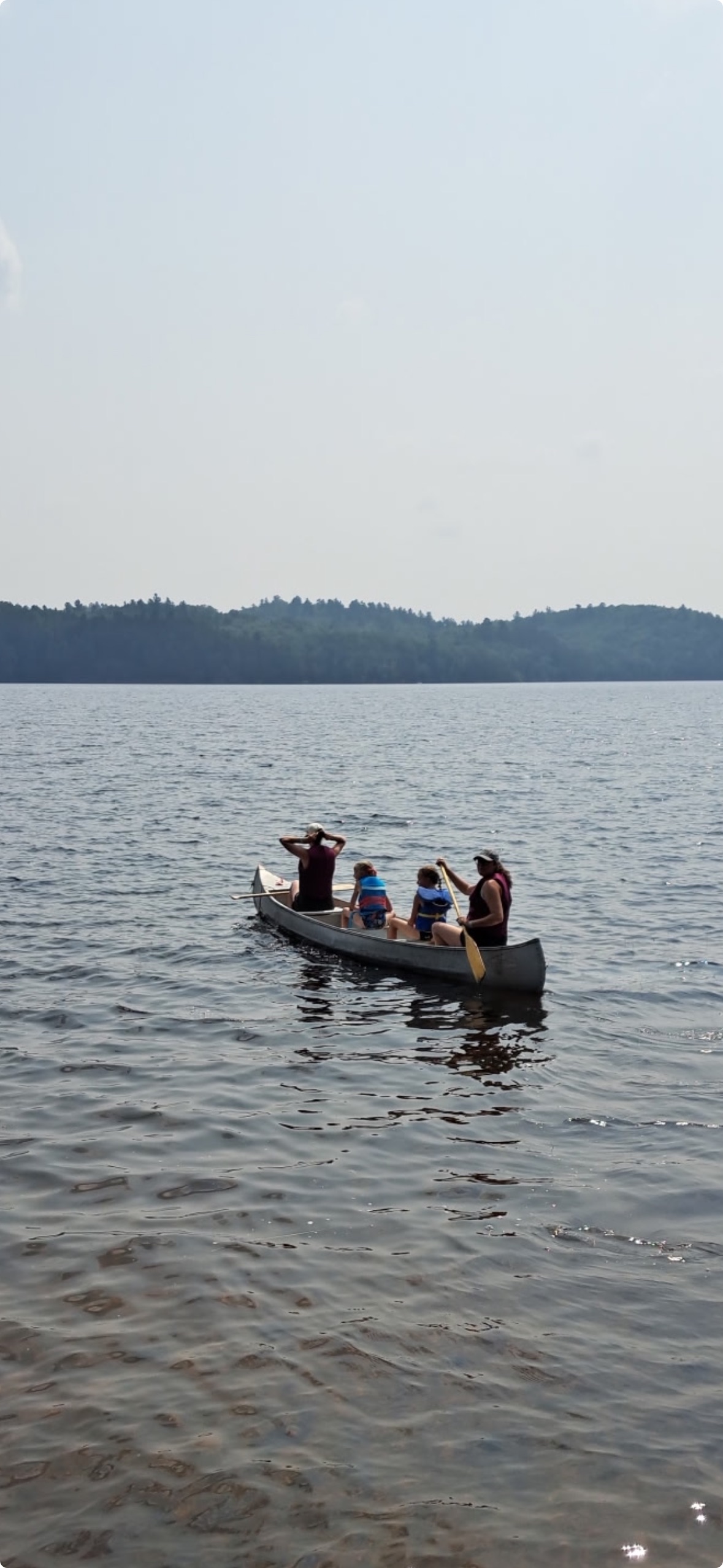 Bedroom detail with soft linens