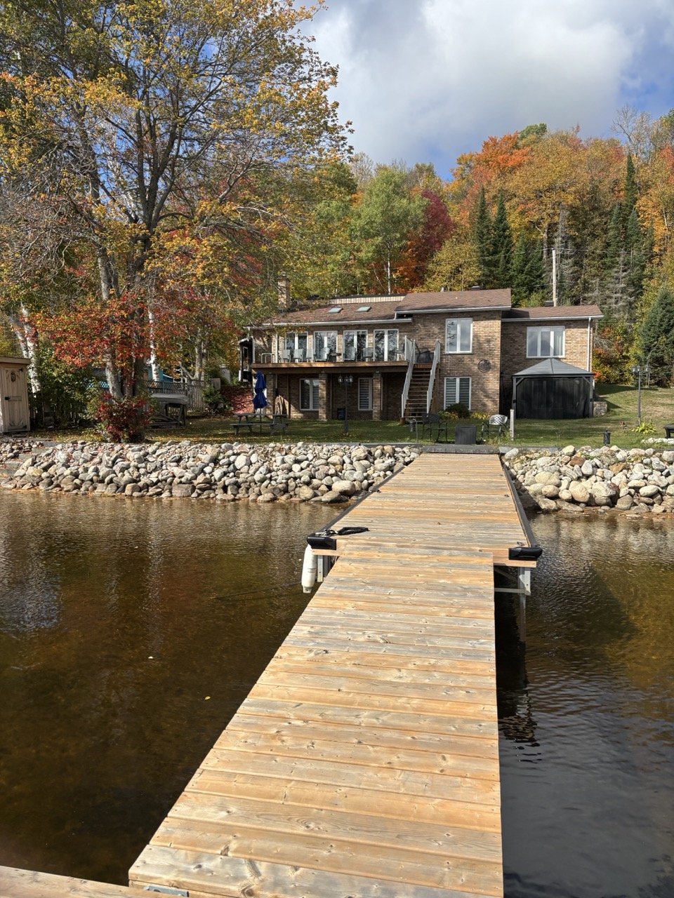 Morning light on the dock
